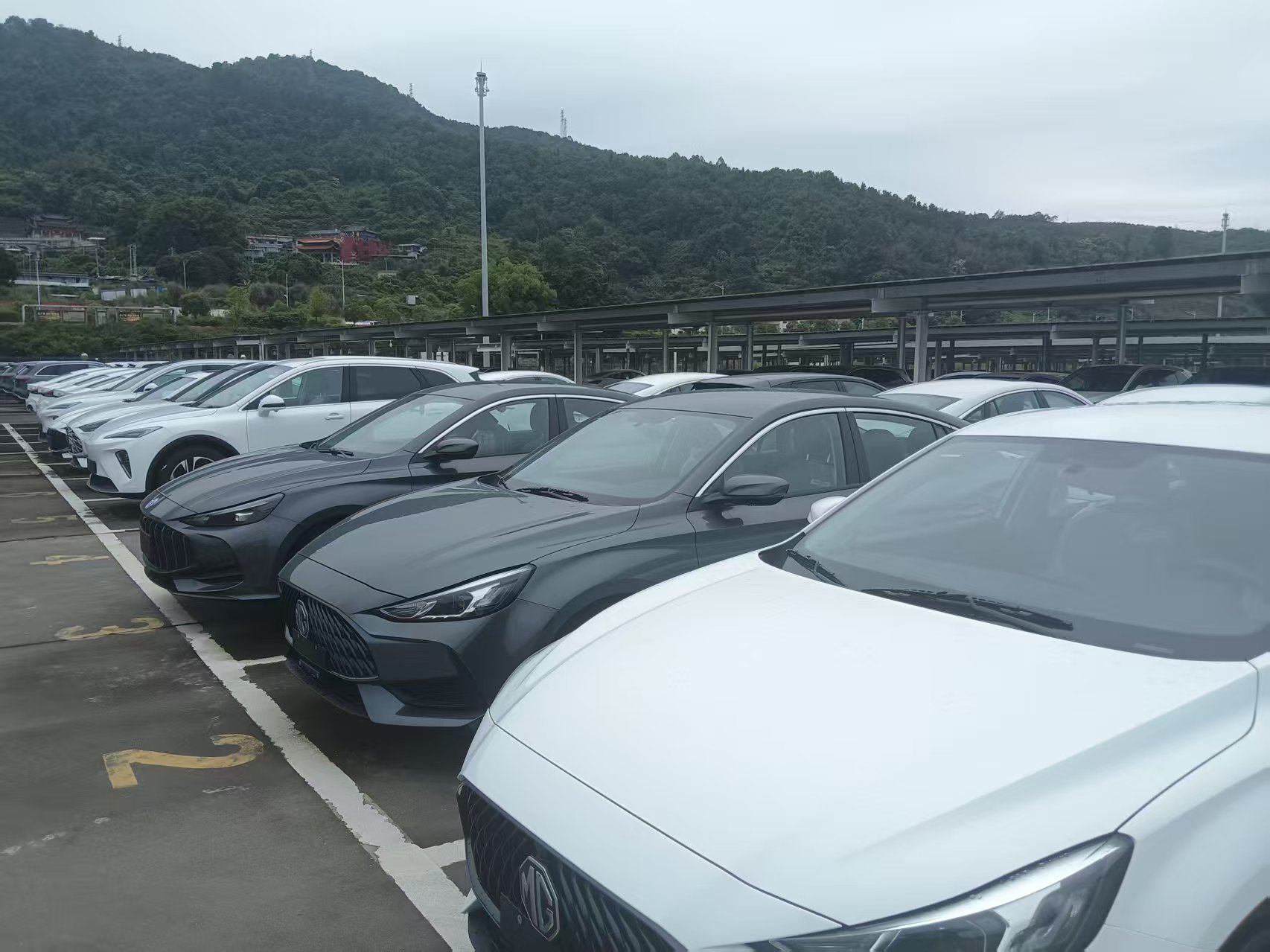 MG vehicles prepared for export