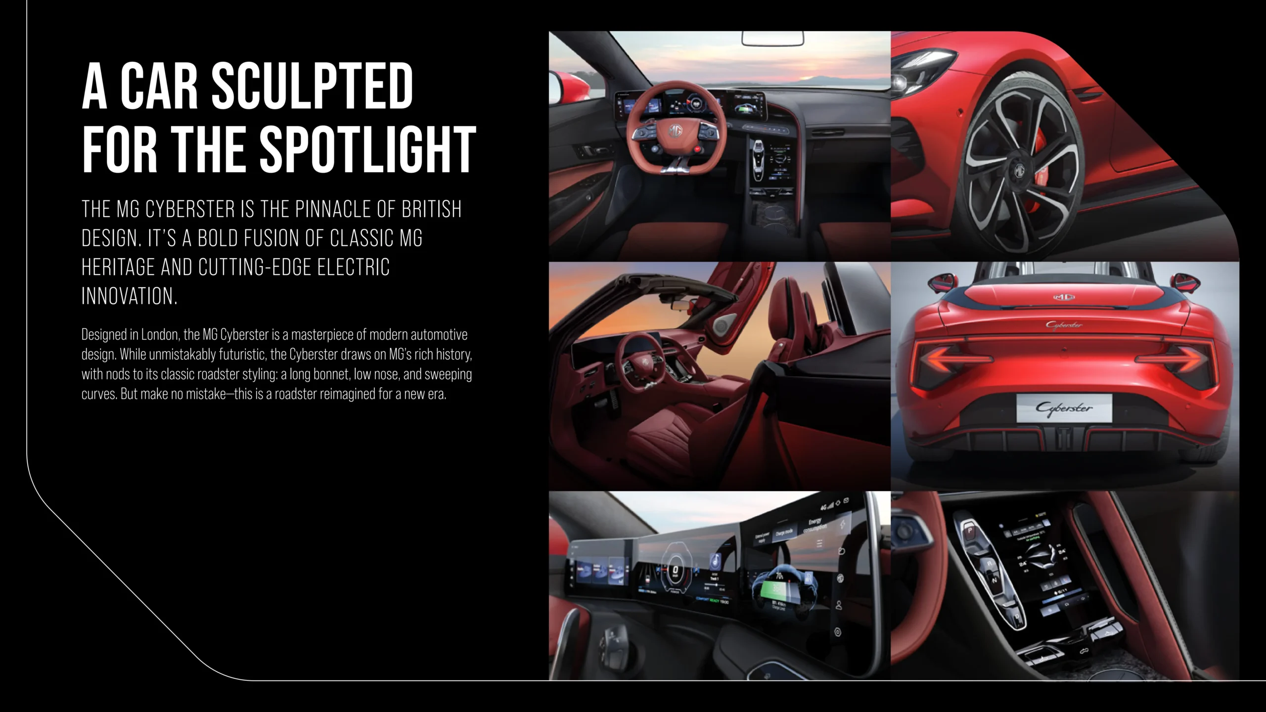 MG Cyberster brochure page 3