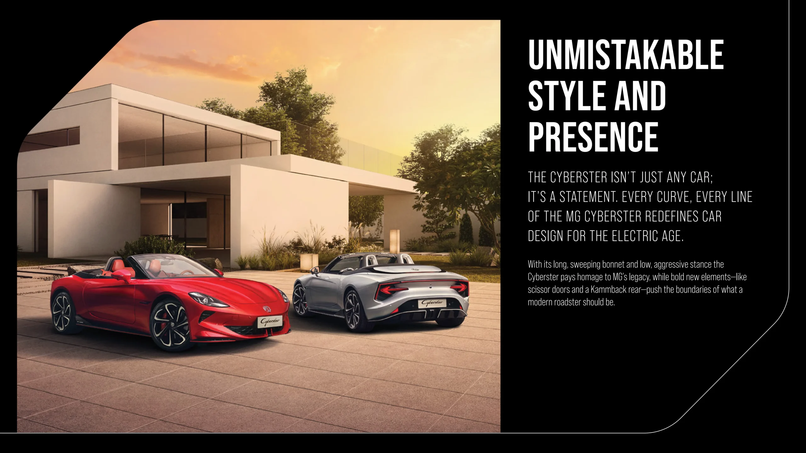 MG Cyberster brochure page 4