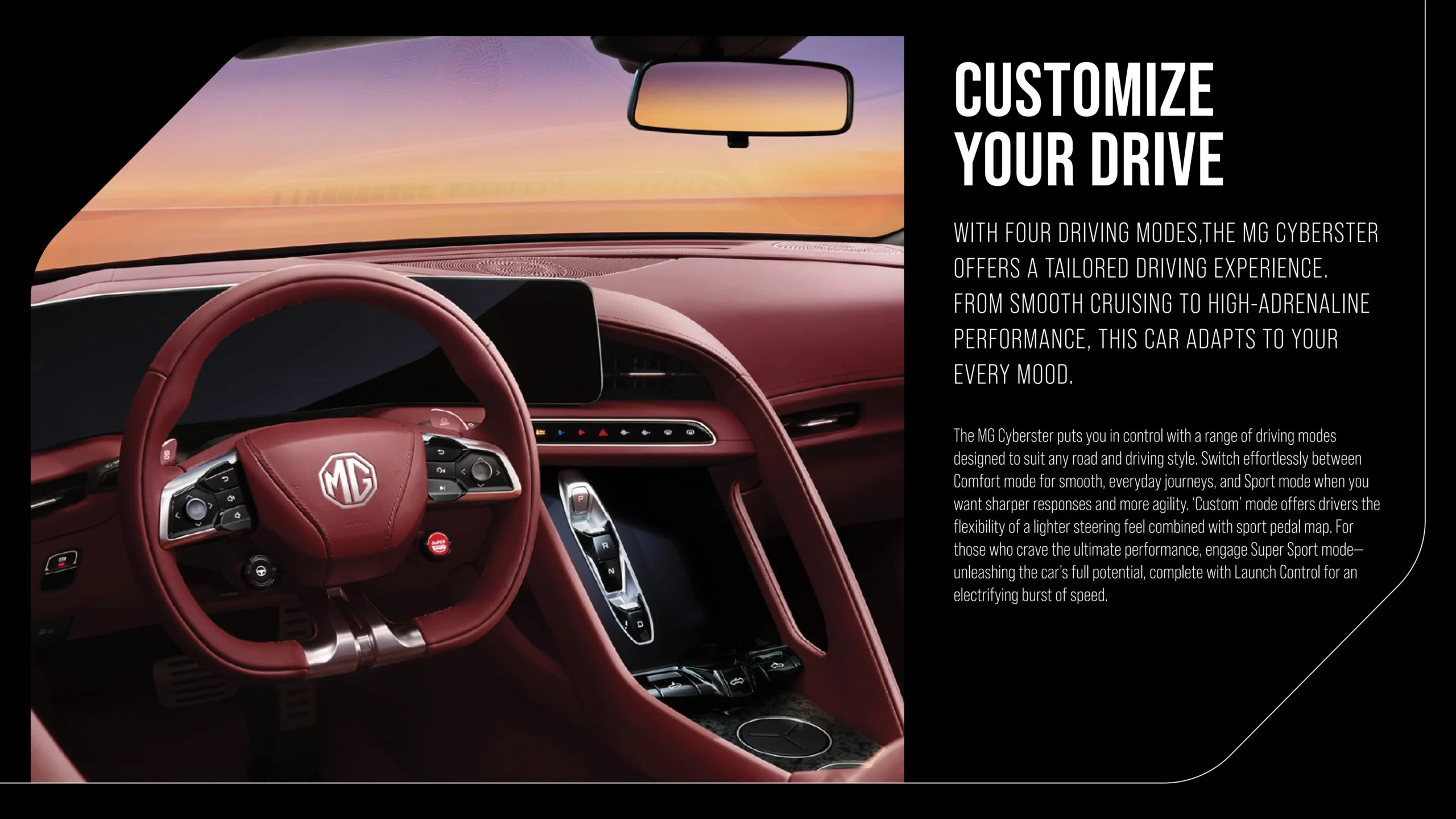 MG Cyberster brochure page 10