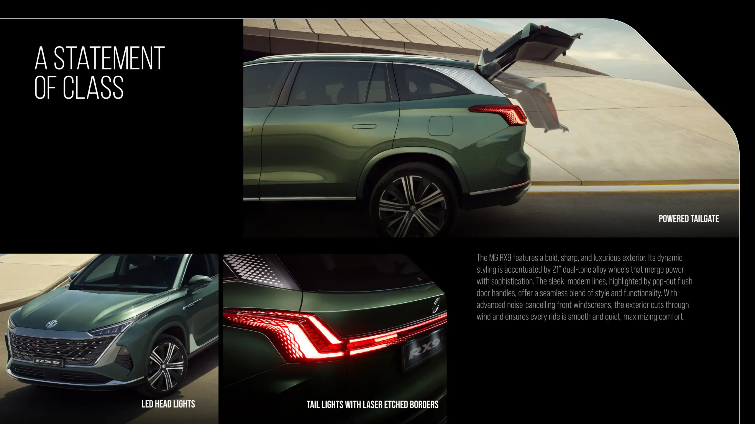 MG RX9 brochure page 4